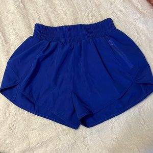 Royal blue running shorts: size small- like new